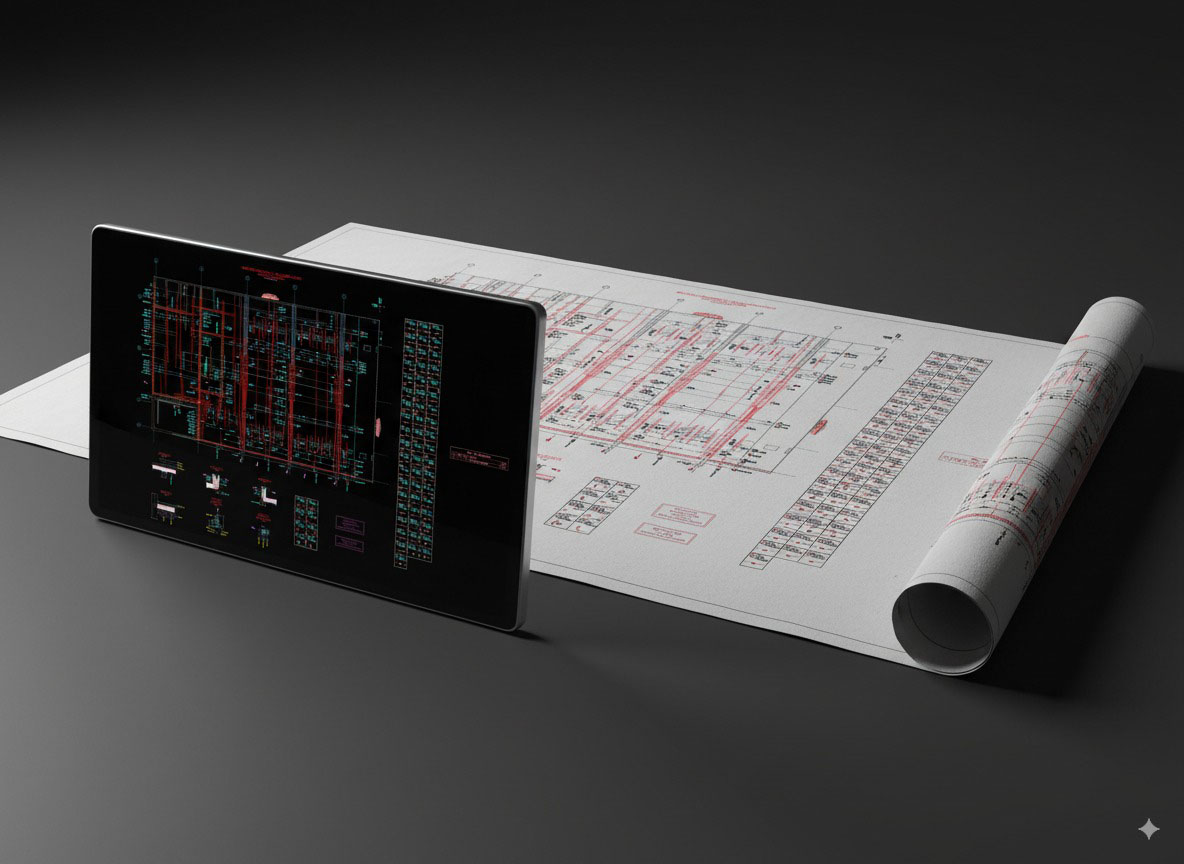 Digitalni plan u fizički nacrt - CAD-ING dokumentacija